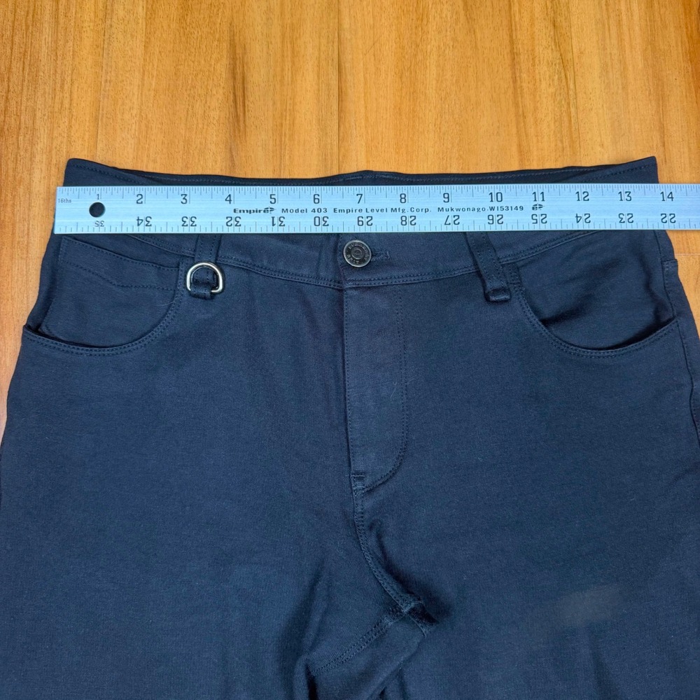 Burberry Brit Westbourne Skinny Ankle Pants Black Stretch Trousers Women Medium - Picture 11 of 13